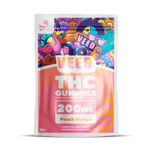 Peach Mango Delta 9 THC Gummies 10mg – THC Edibles in Australia for Relaxation and Stress Relief